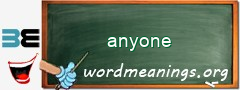 WordMeaning blackboard for anyone